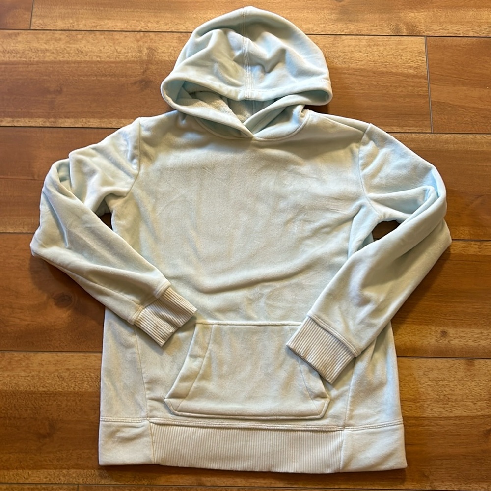 Velvet blue hoodie